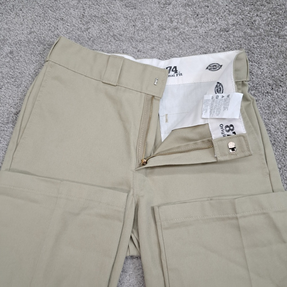 Dickies 874 Original Fit Khaki Tan Work Pants Mens 30x32 (Fits 28x30) 874KH - Picture 2 of 12